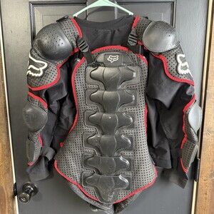 Fox Racing Titan Sport Jacket 95037 Motocross Body Armor Black Unisex XXL Youth